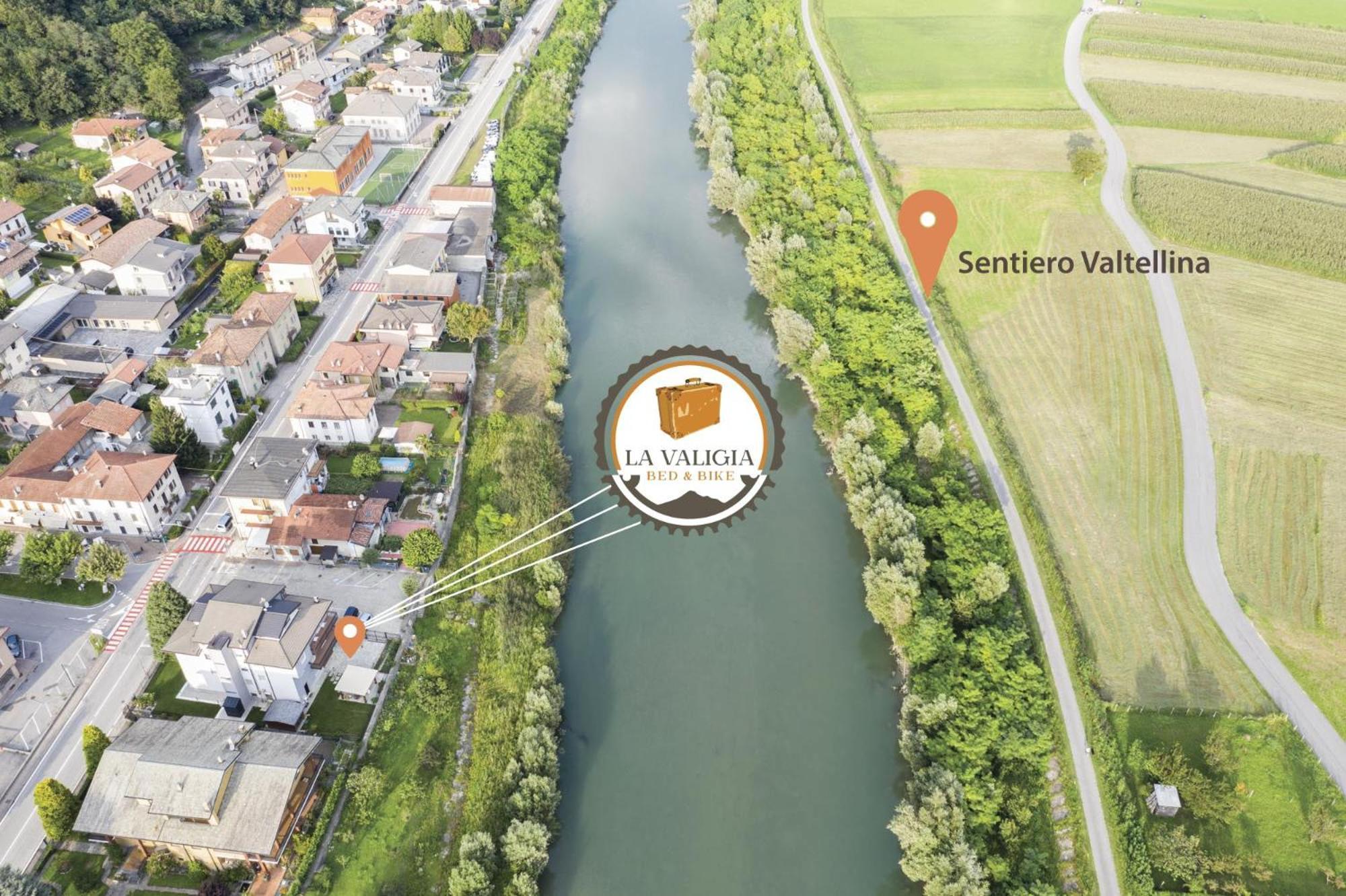 Bed and Breakfast La Valigia Bed & Bike Mantello Exterior foto